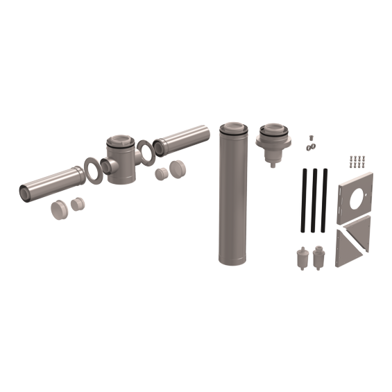CLV Kit Thermodynamic Tanks 180° Start Wall support 2 Tanks