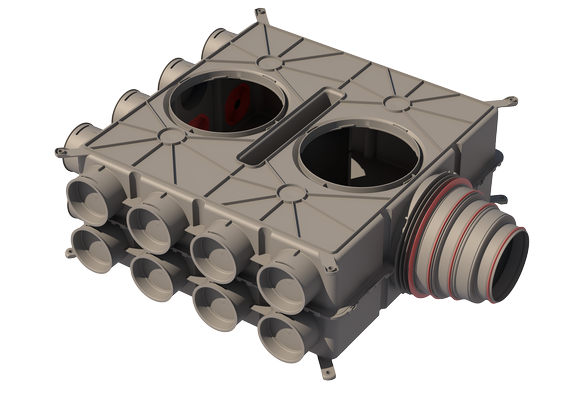 Air Excellent DB816 distribution box PP grey