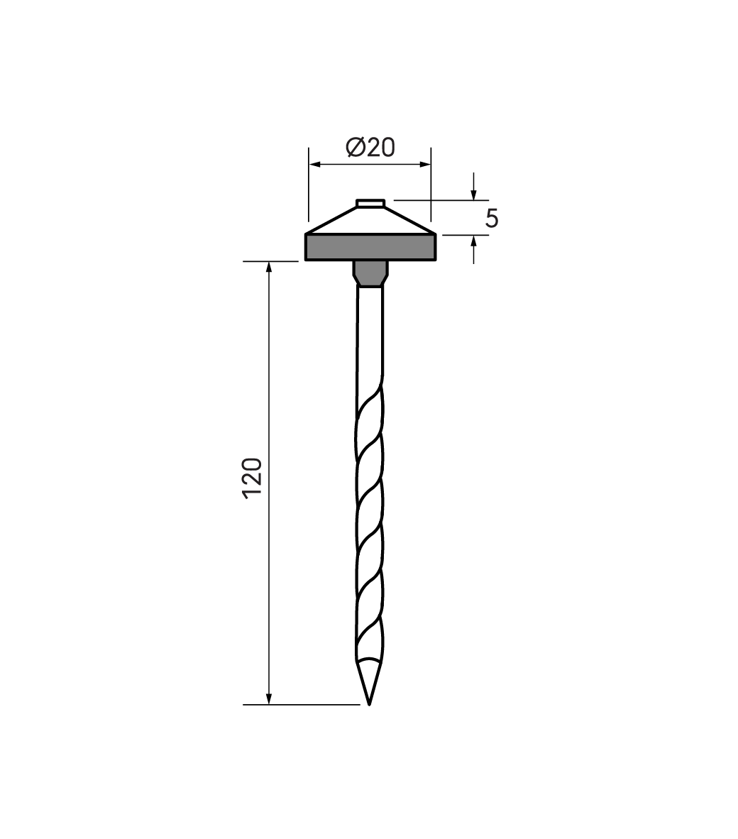Schéma technique - Clou para L120