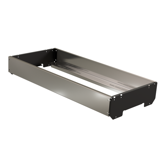 Decorio Heat pump cover extention set 480x125 Stainless steel