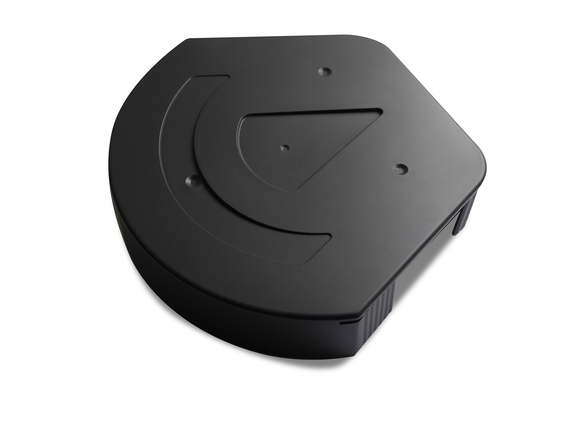 100000294151 - Segmental Half Round Ridge End Cap Grey