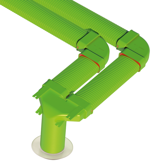 Application picture - Air Excellent 2x AE55SC Valve Adaptor 125mm 90°