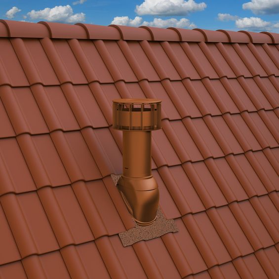 Application render - Multivent Universal Flashing Ubiflex red
