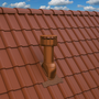 Application render - Multivent Universal Flashing Ubiflex red