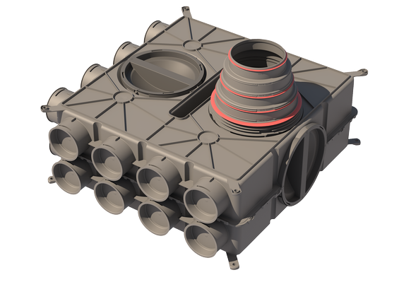 Air Excellent DB816 distribution box PP grey