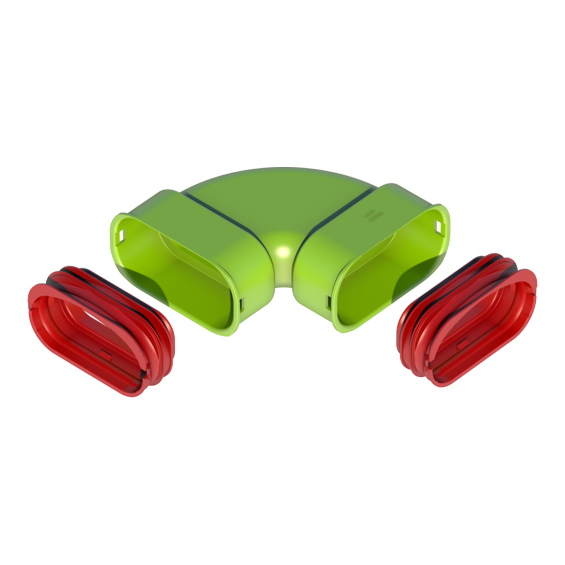 Air Excellent AE35SC Horizontal Bend 90° Kit