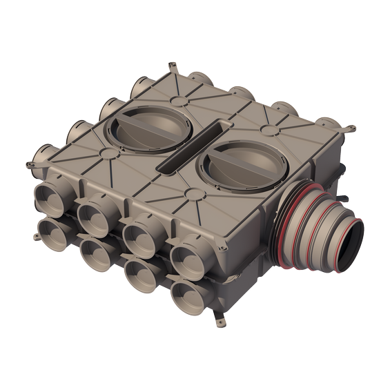 Air Excellent DB824 distribution box PP grey