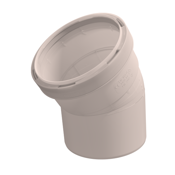 Bend 30° 200mm PP Translucent