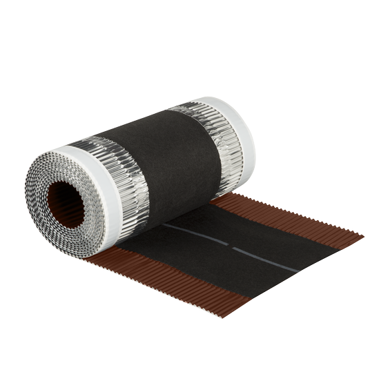 Mix Roll Alu ridges 310mm x 5m Alu/PP brown