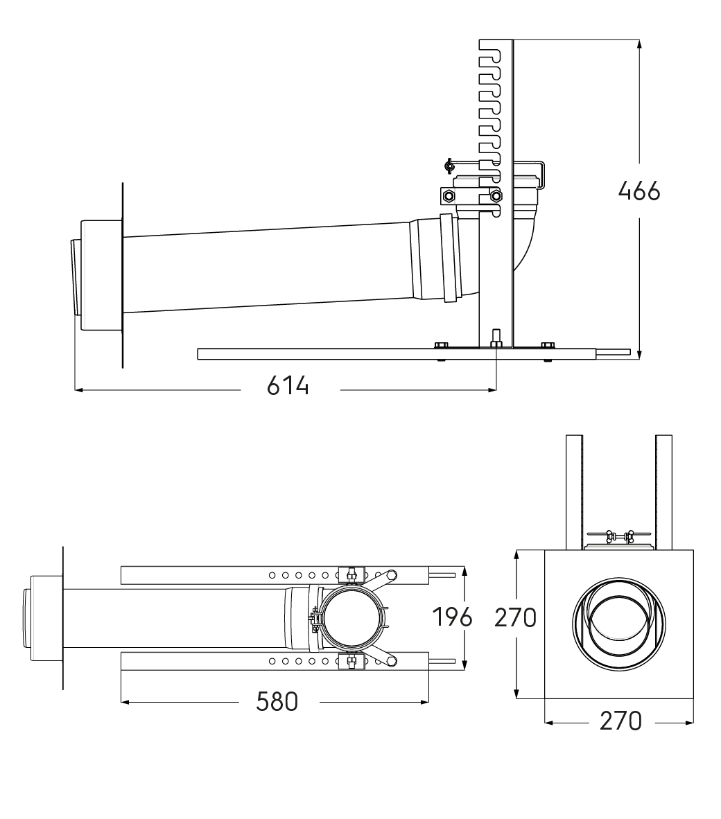 Schéma technique - Kit Renolux C n°1 110/160