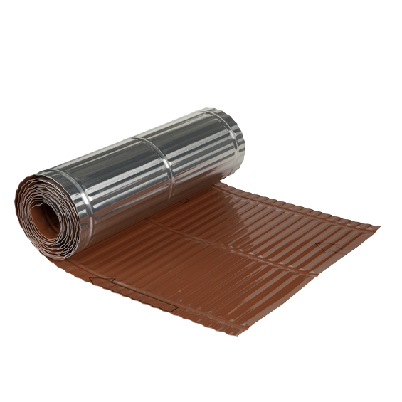 Valley rafter connecting roll 500mm x 5m Alu brown
