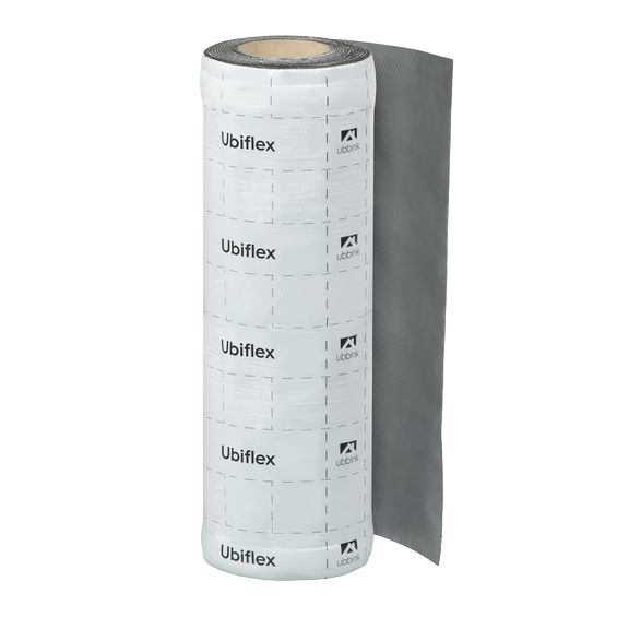 Ubiflex Finio standing with flap 500mm x 5m grey