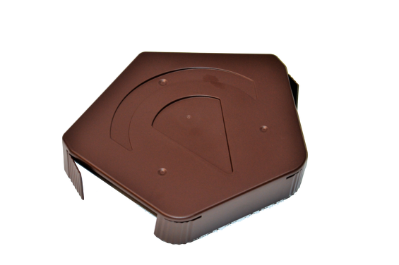 100000294158 - Angled Ridge End Cap Brown