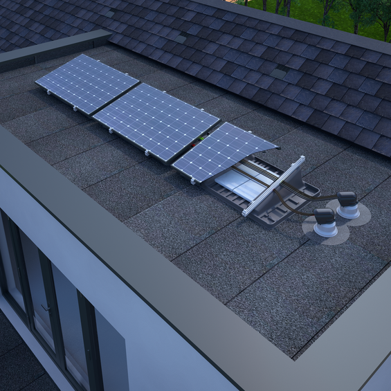 Image d'ambiance - Solin toit plat PVC