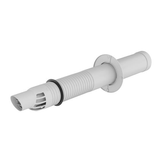 Rolux Renofit wall terminal 60/95 PP/PL White