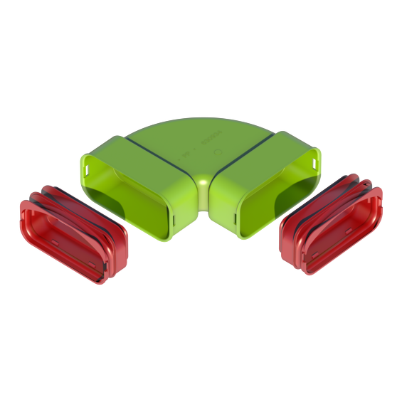 Air Excellent AE55SC Horizontal Bend 90° Kit