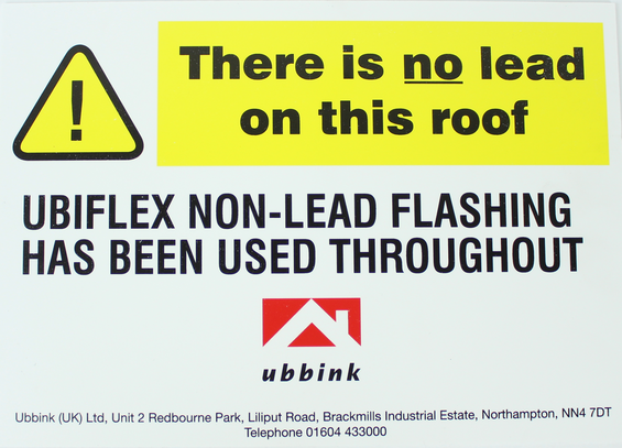 350000130001 - Non lead flashing sign