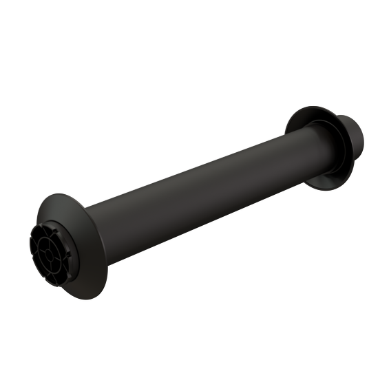 Wall Terminal 80 L600 Air Inlet Black