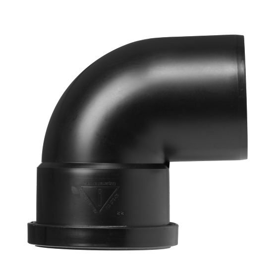 0167135B Rolux enkelwandige luchttoevoer PE bocht