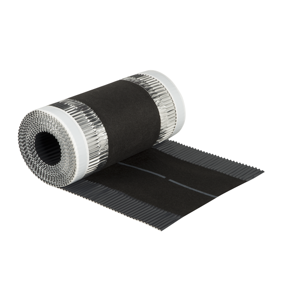 Mix Roll Alu ridges 310mm x 5m Alu/PP black