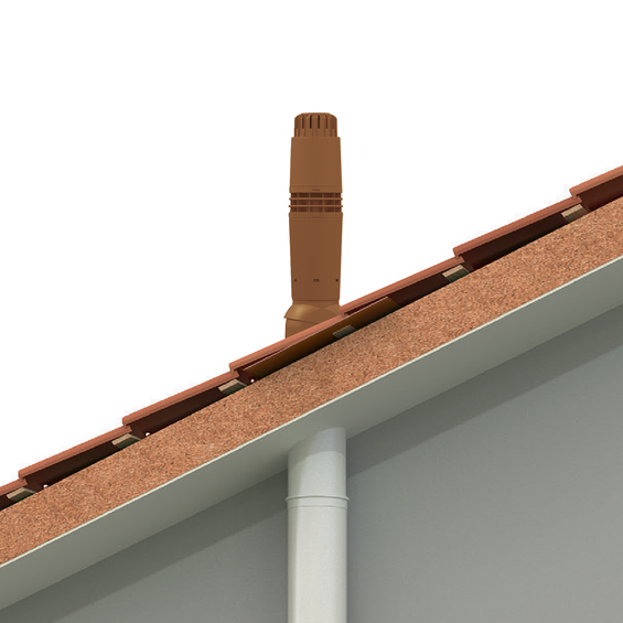 Image d'ambiance - Terminal vertical Rolux Condensation 5G ocre