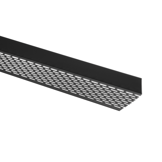 Ventilation Profile 30mm x 60mm x 2,5m Hard PVC black