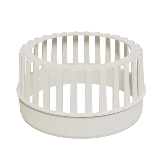 Air Inlet Mesh Round 110/160 White