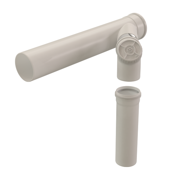 Set Cascade Basic Under Pressure 200-160 PP Translucent