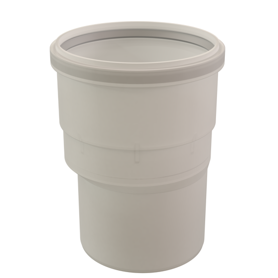 Adaptor Excentric 180-200 PP Translucent