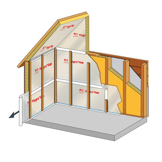 Membrane hygro régulante Hygro'Vap - Image d'ambiance