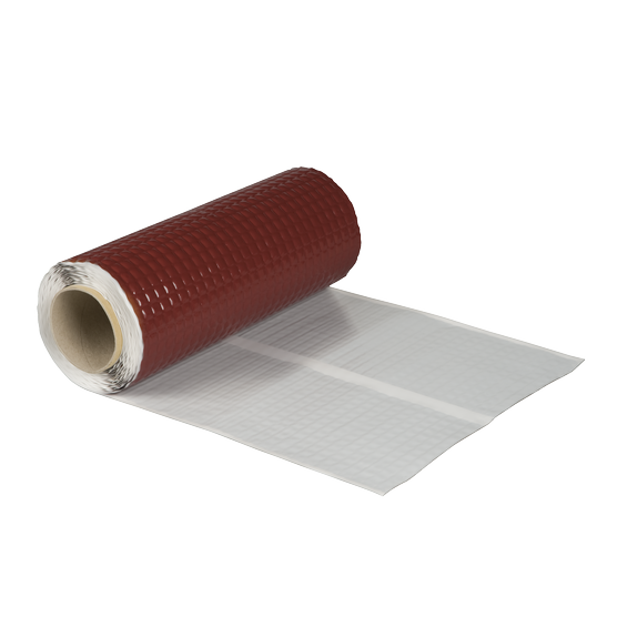 Ubicon Alu Flex Waffle Pattern lead-free flashing 300mm x 5m Alu/Butyl chestnut