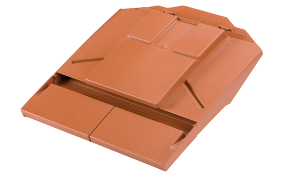 Ventilation Tile Inline UB8 Plain Tile Terracotta