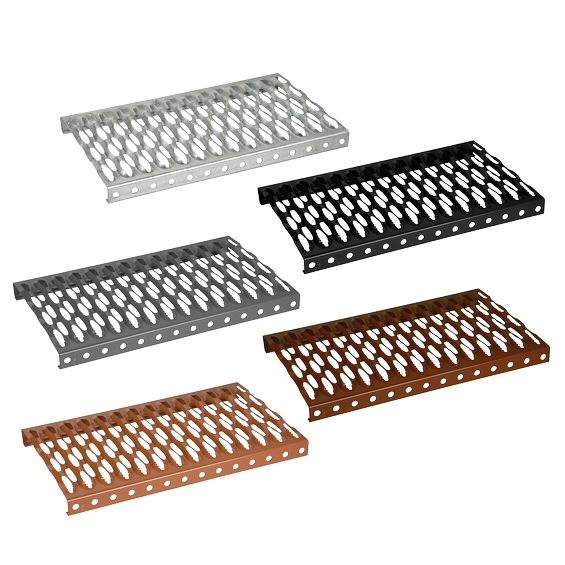Roof tread 25cm Steel hot dip galvanized group