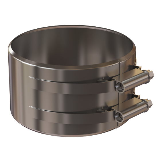 Rolux Exterior wall system Clamp band INOX 60/100