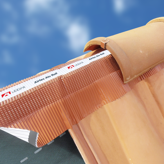 Flexible Dry Ridge Roll Aluminum 300mm Ochre