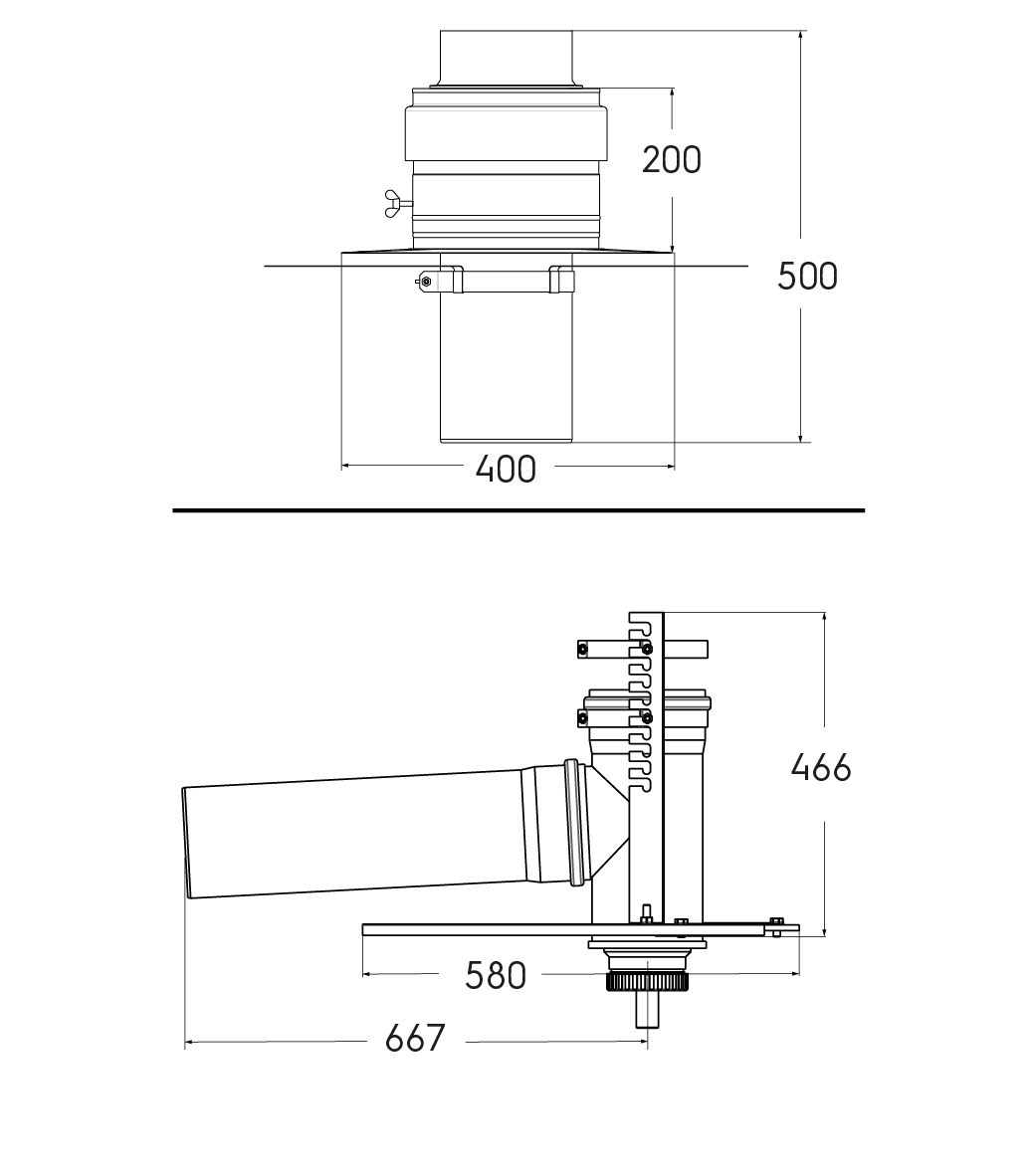 Schéma technique - Kit C B22-B23 N°1 D160 flex