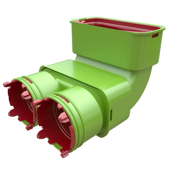 Air Excellent 2x AE23C - AE55SC Vertical Bend Adaptor Kit