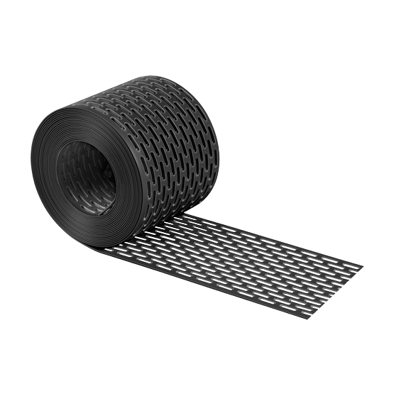 Eaves Protection Mesh 80mm x 5m Hard PVC black