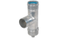 Rolux T-Piece Alu + Condenstate Drain