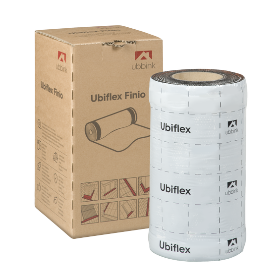 Ubiflex Finio standing with box 300mm x 5m red