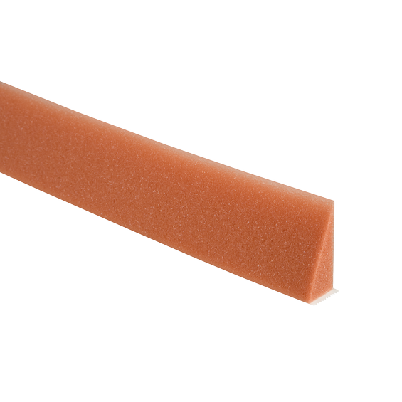 Valley sealing foam strip 70mm x 1m PU red