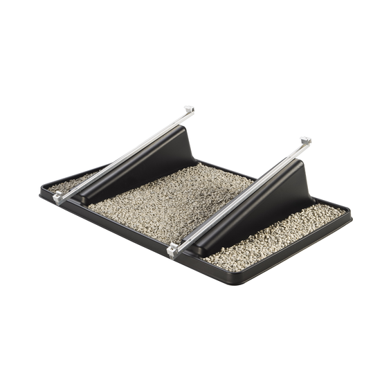 FRS60 Universal console set for solar panels HDPE black