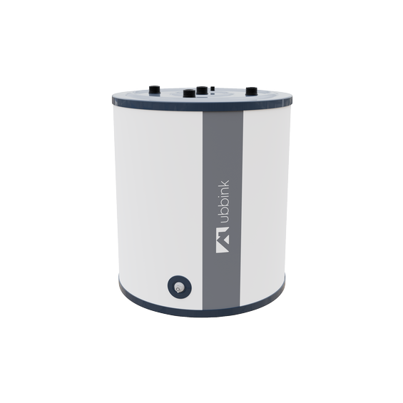 Caelio H 50 buffer tank 508 x 590mm enamelled steel white